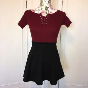 Short Sleeve Knit Top